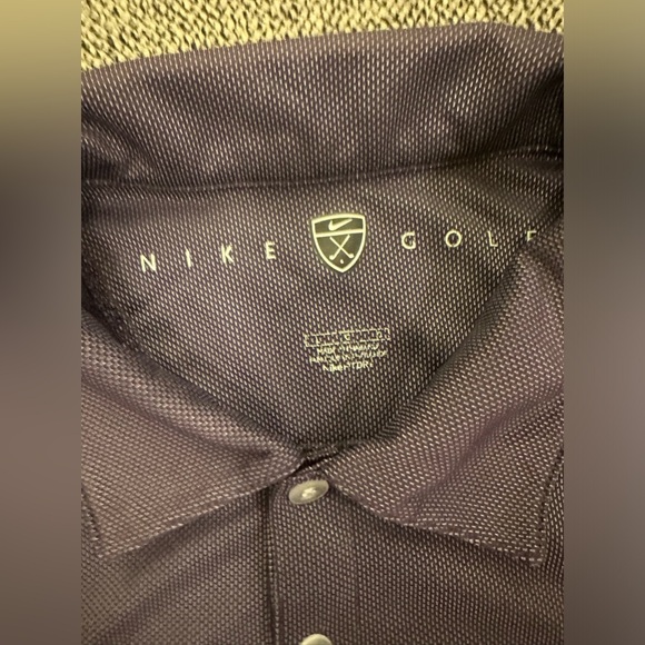 Nike Golf men’s dark purple/ plum polo shirt size large - Picture 2 of 4